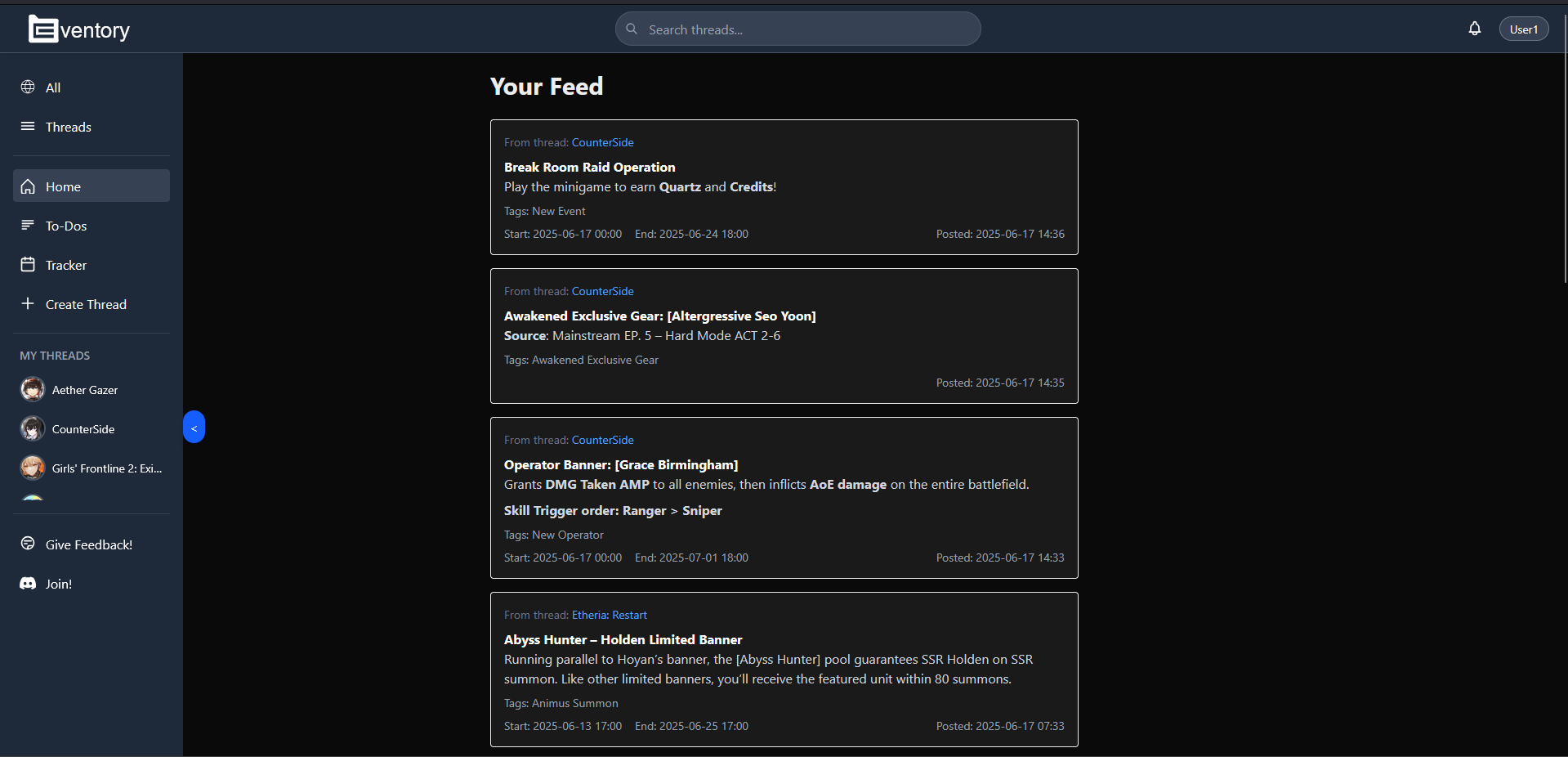 Feature: Get personalized alerts for events you care about. Override default settings and track only what matters to your playstyle